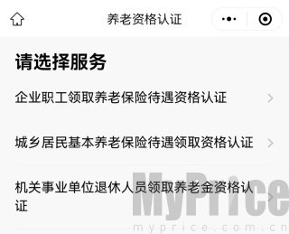 广东政务服务网App养老认证类型选择