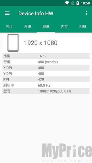 Device Info HW屏幕参数信息