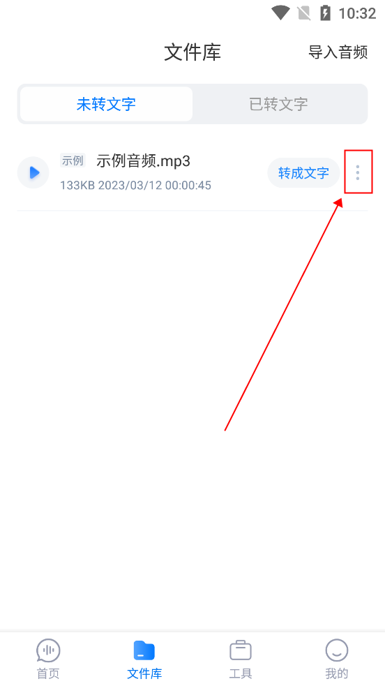 音频格式转换更多功能界面