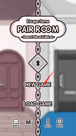 PAIR ROOM新游戏开始界面截图