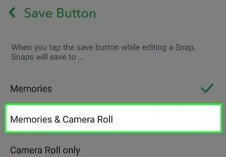 Snapchat怎么保存视频
