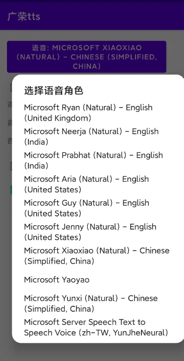 广荣TTS文字转MP3操作截图